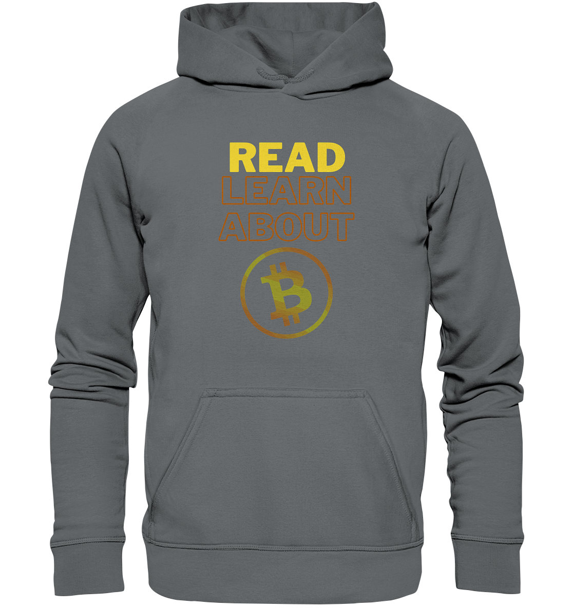 READ - LEARN ABOUT - BTC-Symbol - Basic Unisex Hoodie