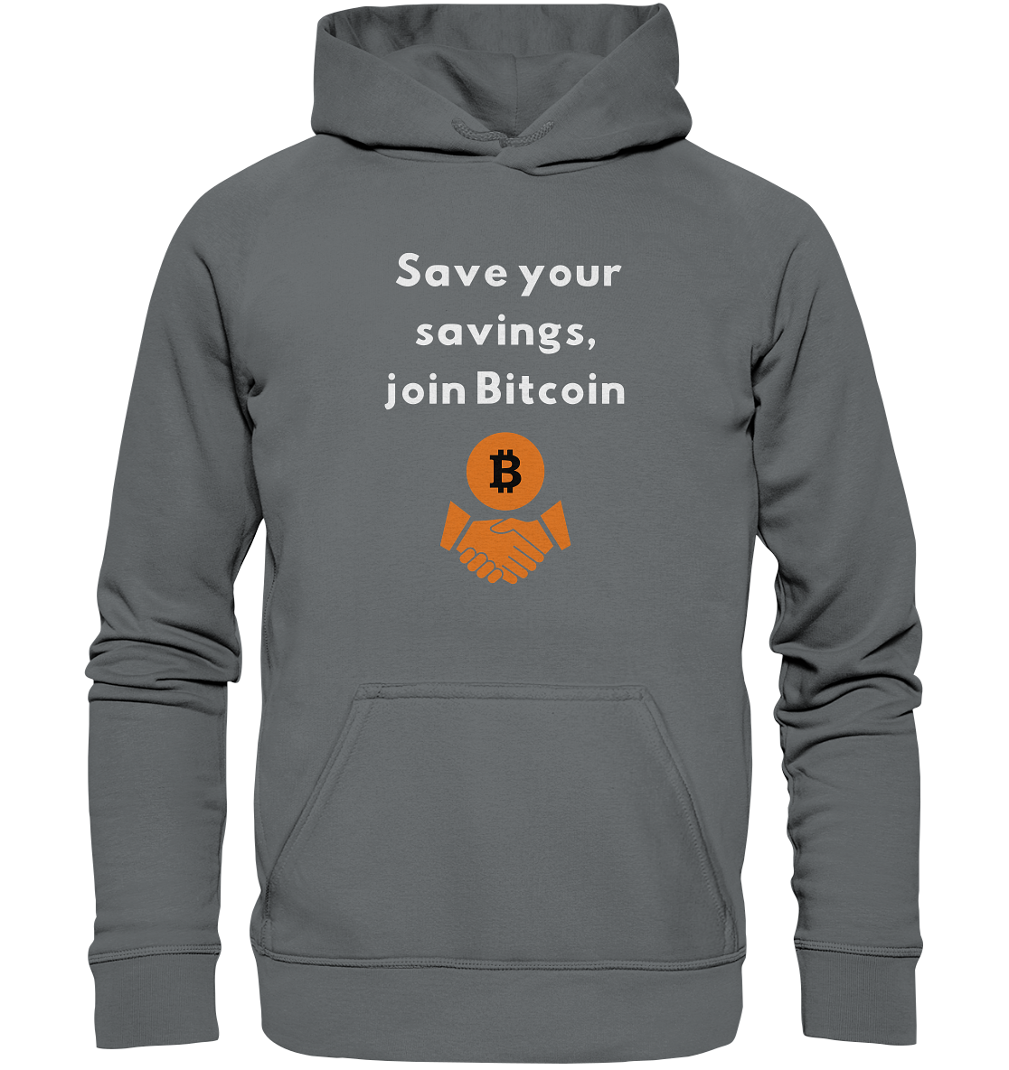 Save your savings join Bitcoin (Ladies Collection 21% Rabatt bis zum Halving 2024) - Basic Unisex Hoodie