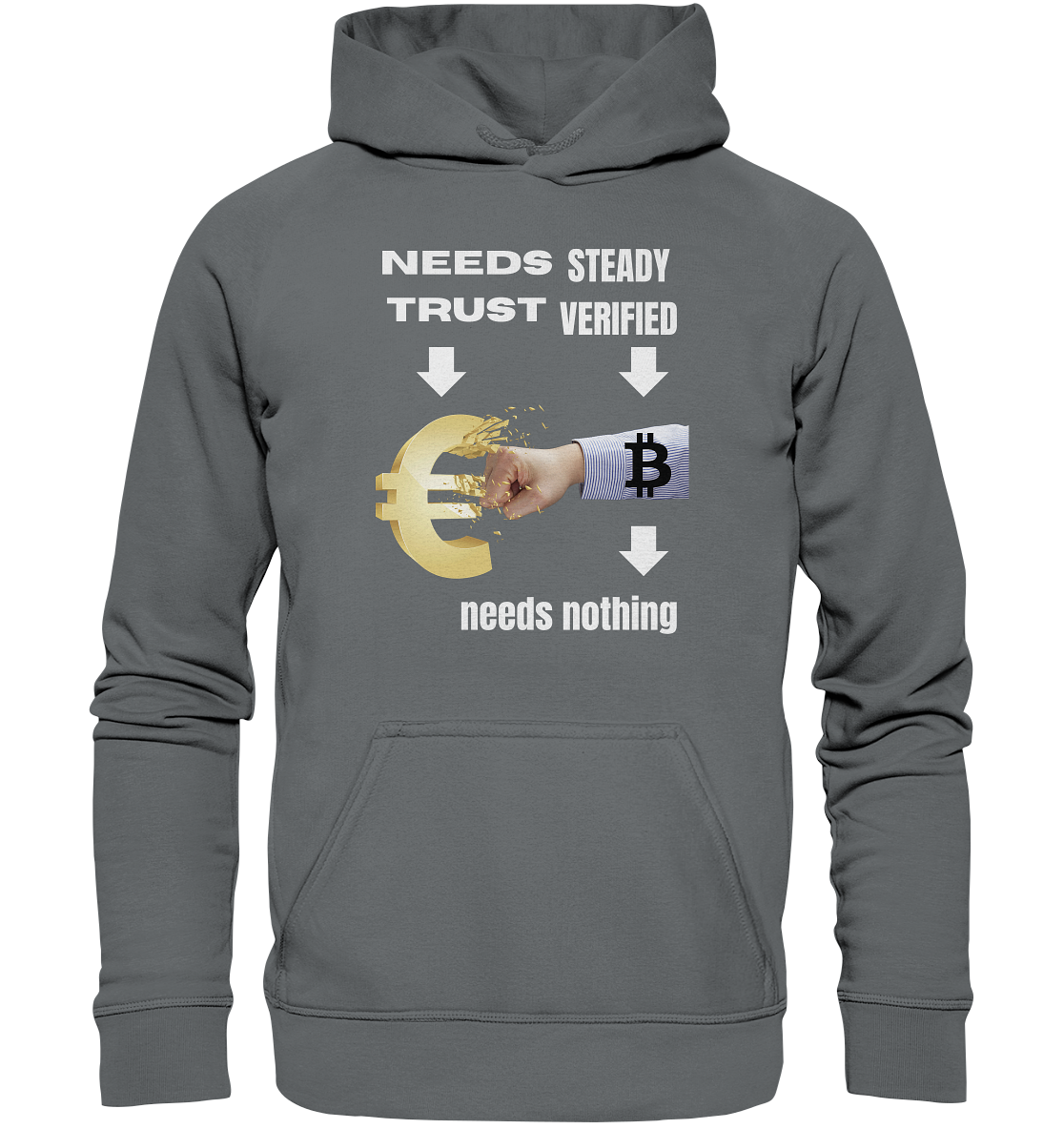Needs TRUST / Needs NOTHING - Basic Unisex Hoodie