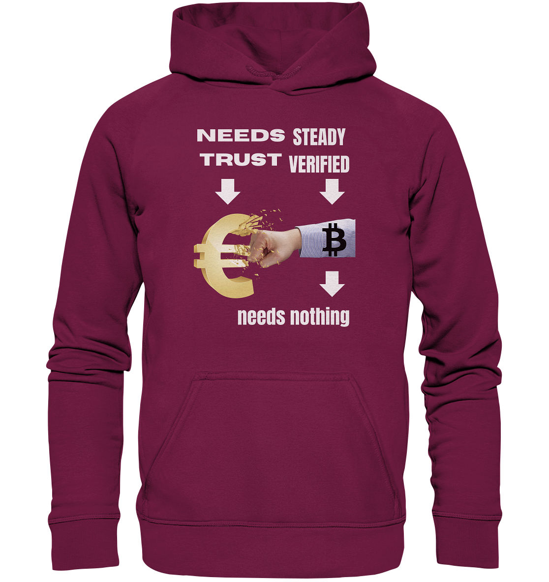 Needs TRUST / Needs NOTHING - Basic Unisex Hoodie