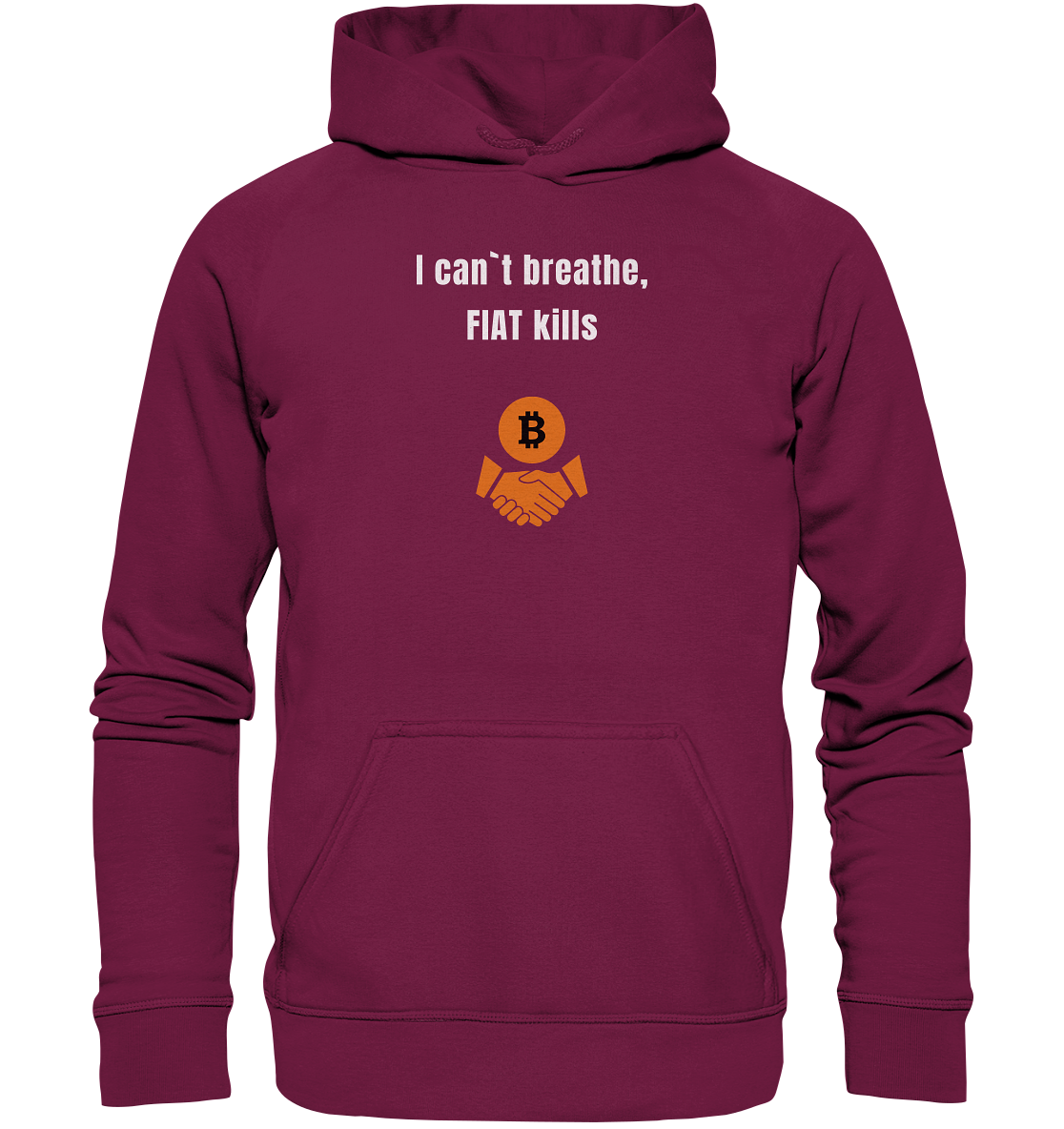 I can`t breathe, FIAT kills (Ladies Collection 21% Rabatt bis zum Halving 2024)  - Basic Unisex Hoodie