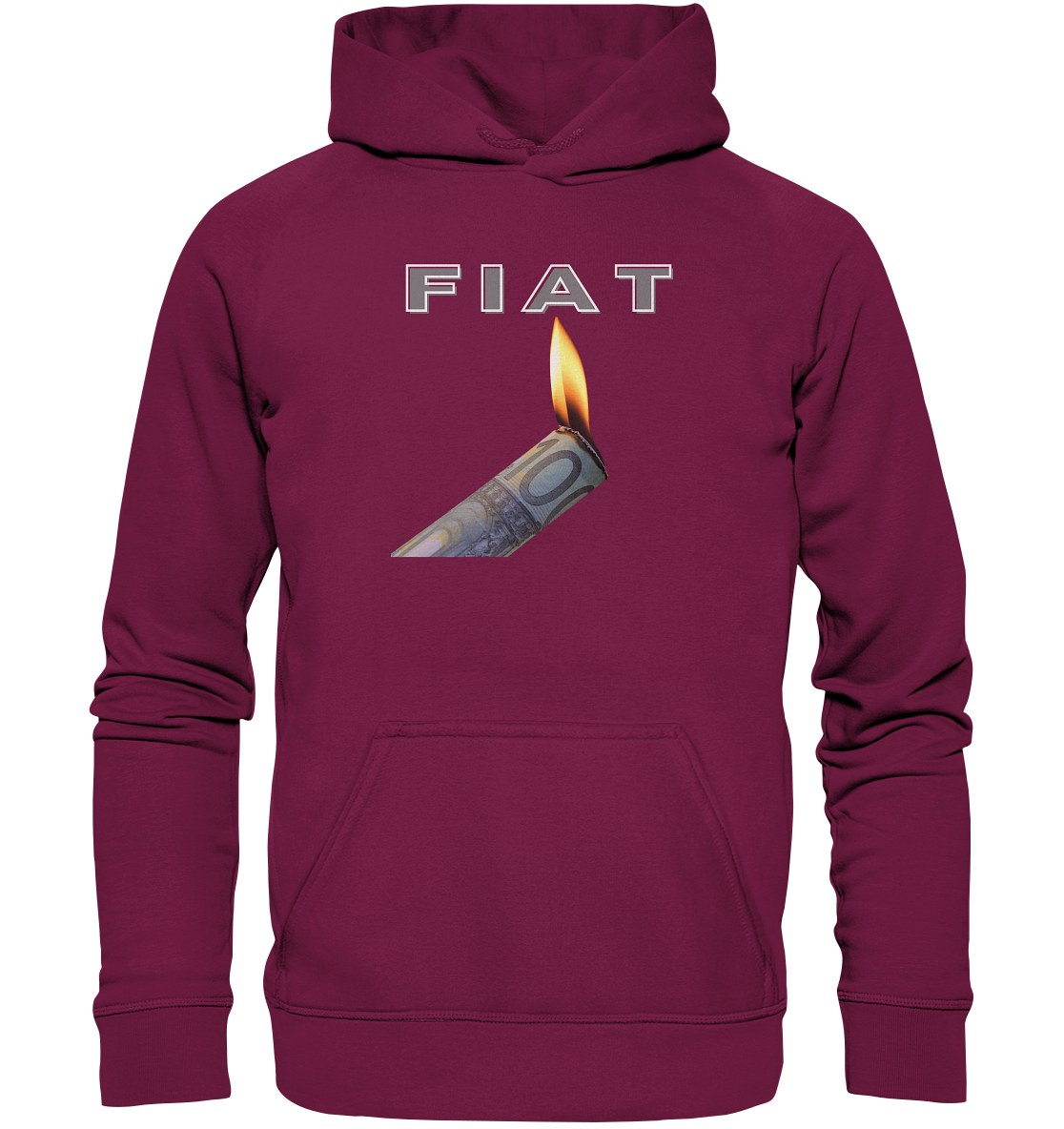 Fiat verbrennt Deine Zukunft - Basic Unisex Hoodie