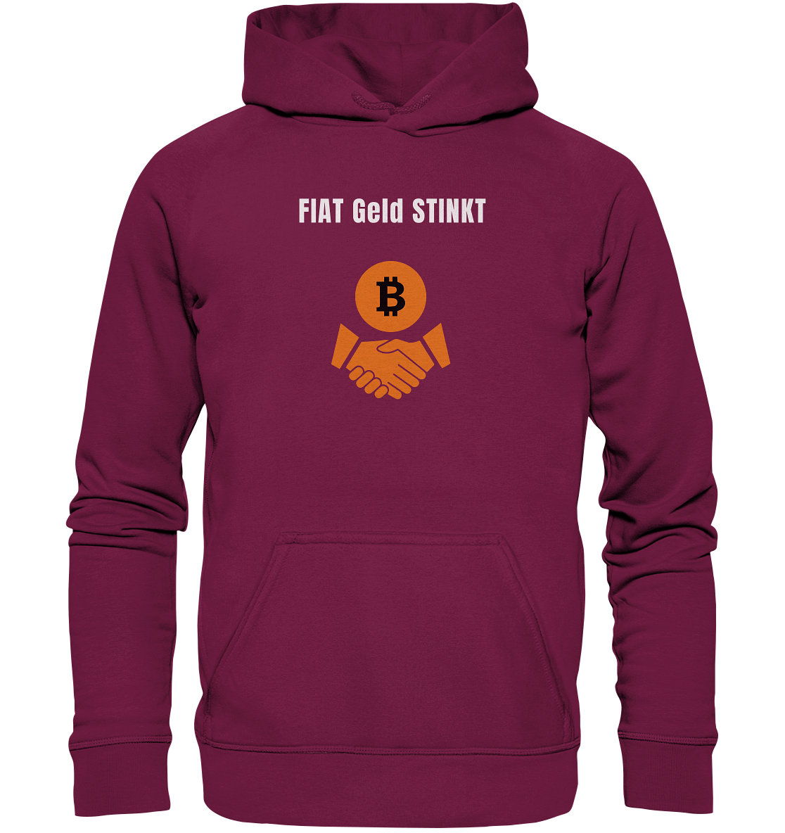 FIAT Geld STINKT (Ladies Collection 21% Rabatt bis zum Halving 2024) - Basic Unisex Hoodie