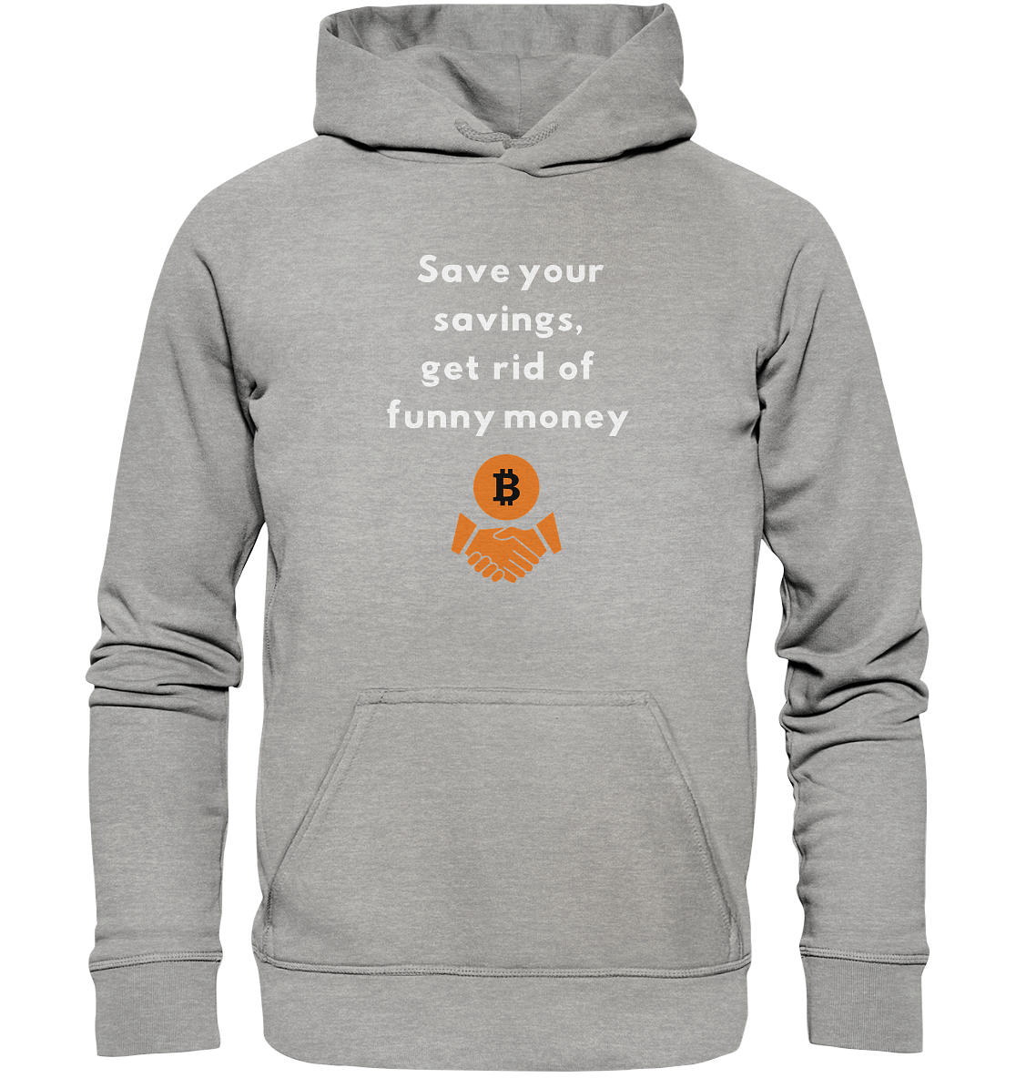 Save your savings, get rid of funny money (Ladies Collection 21% Rabatt bis zum Halving 2024) - Basic Unisex Hoodie