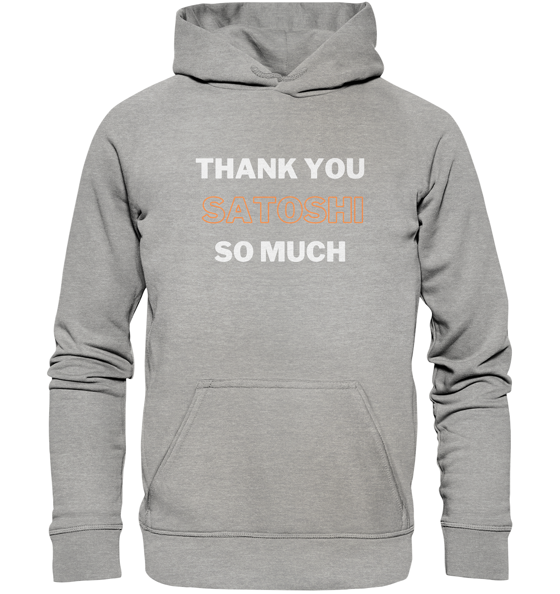 THANK YOU SO MUCH SATOSHI - LADIES COLLECTION 21% automat. Rabatt bis zum Halving 2024 - Basic Unisex Hoodie