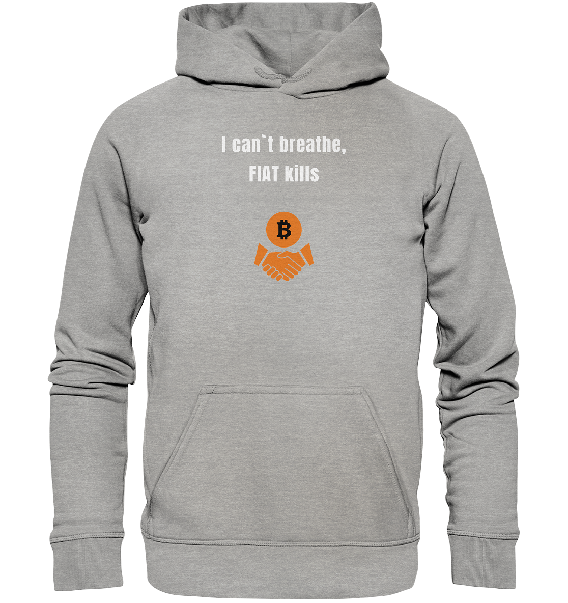 I can`t breathe, FIAT kills (Ladies Collection 21% Rabatt bis zum Halving 2024)  - Basic Unisex Hoodie