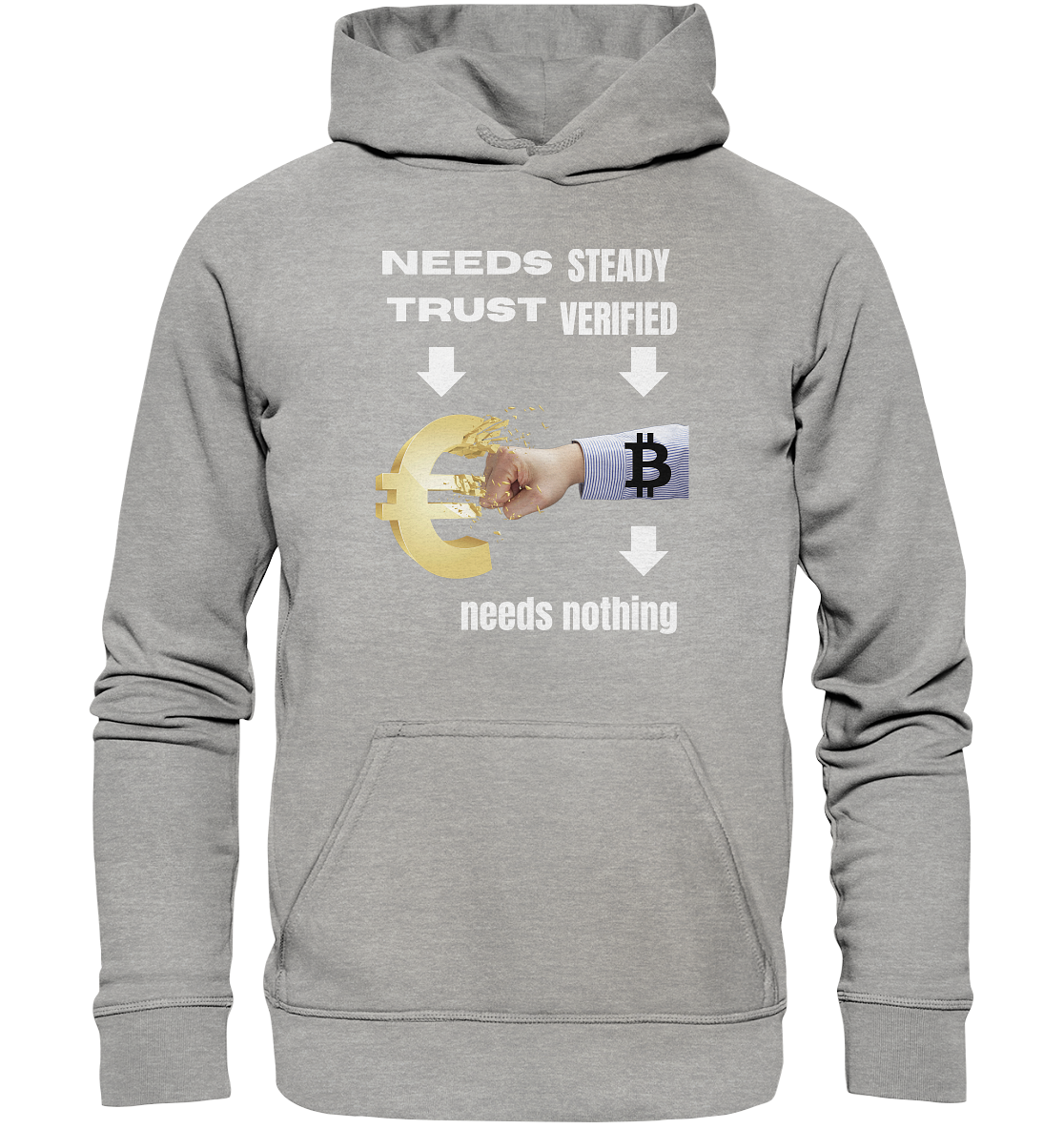 Needs TRUST / Needs NOTHING - Basic Unisex Hoodie