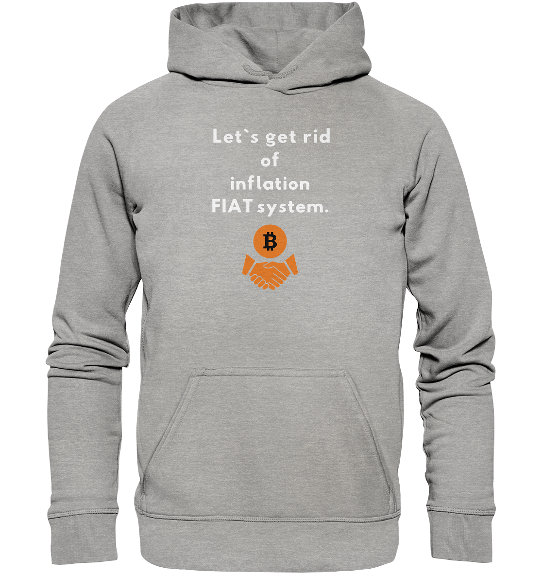 Let`s get rid of inflation FIAT system (Ladies Collection 21% Rabatt bis zum Halving 2024) - Basic Unisex Hoodie