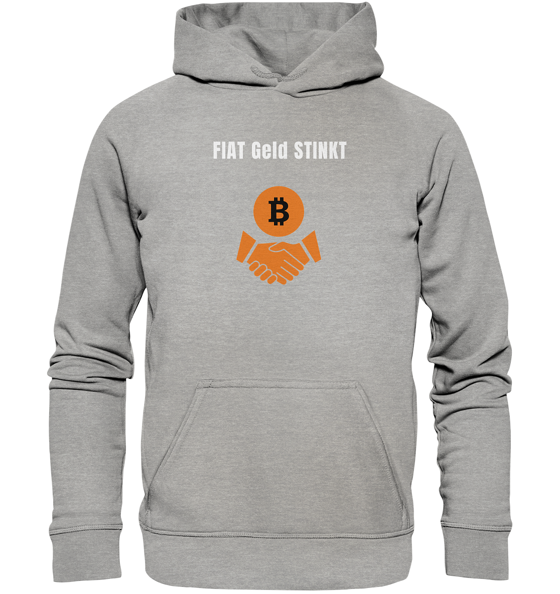 FIAT Geld STINKT (Ladies Collection 21% Rabatt bis zum Halving 2024) - Basic Unisex Hoodie