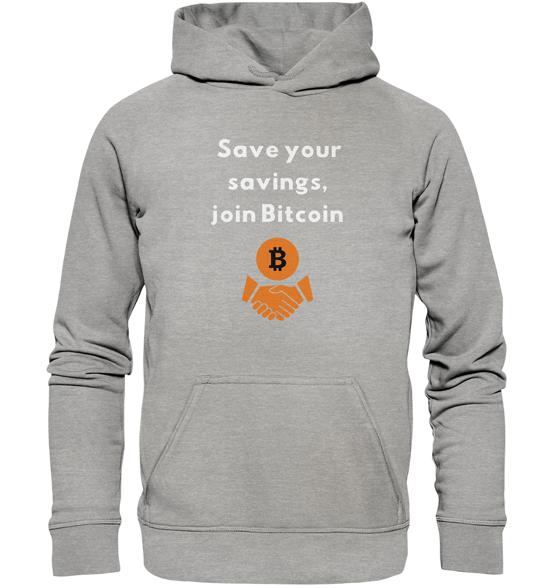 Save your savings join Bitcoin (Ladies Collection 21% Rabatt bis zum Halving 2024) - Basic Unisex Hoodie