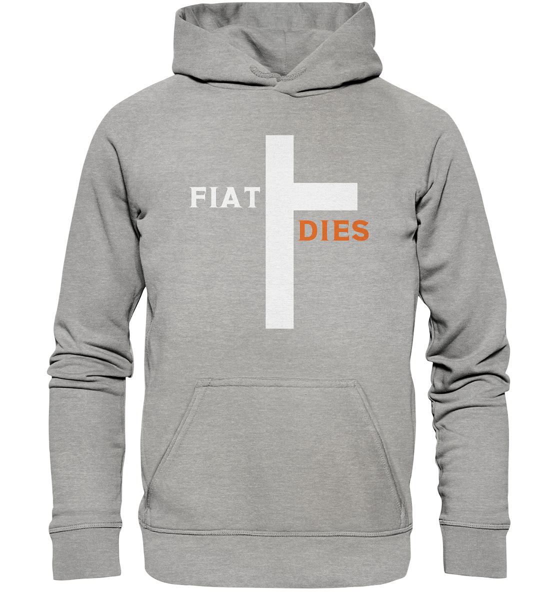 FIAT DIES (weiss / orange) - Ladies Collection - Basic Unisex Hoodie