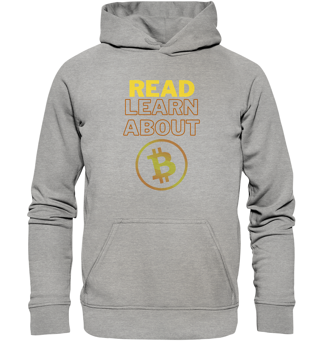 READ - LEARN ABOUT - BTC-Symbol - Basic Unisex Hoodie