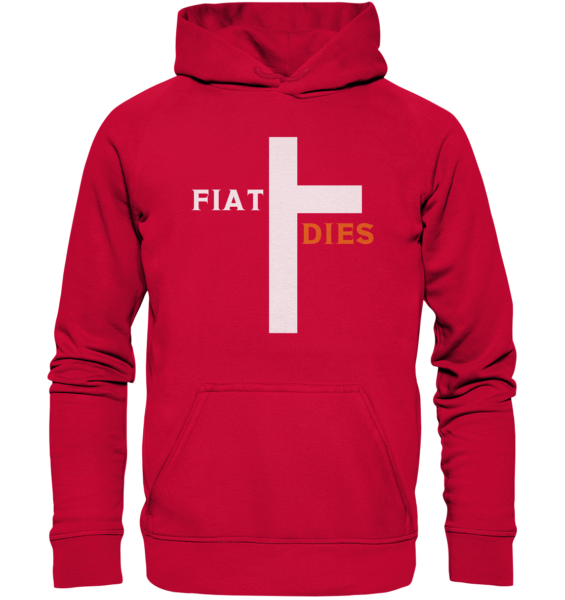 FIAT DIES (weiss / orange) - Ladies Collection - Basic Unisex Hoodie