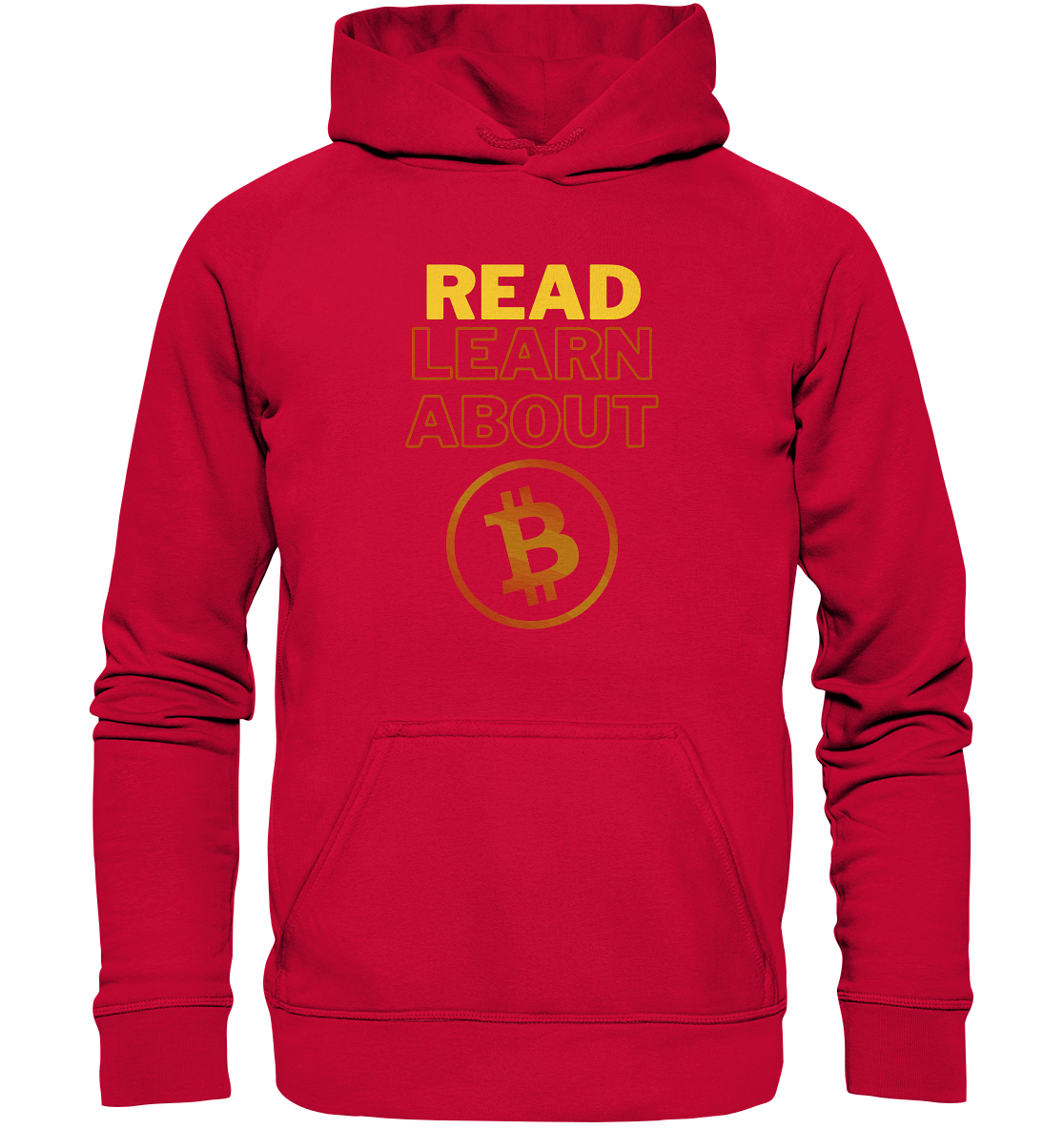 READ - LEARN ABOUT - BTC-Symbol - Basic Unisex Hoodie