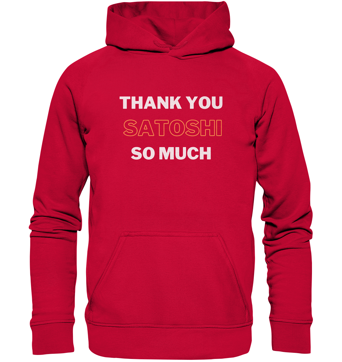 THANK YOU SO MUCH SATOSHI - LADIES COLLECTION 21% automat. Rabatt bis zum Halving 2024 - Basic Unisex Hoodie