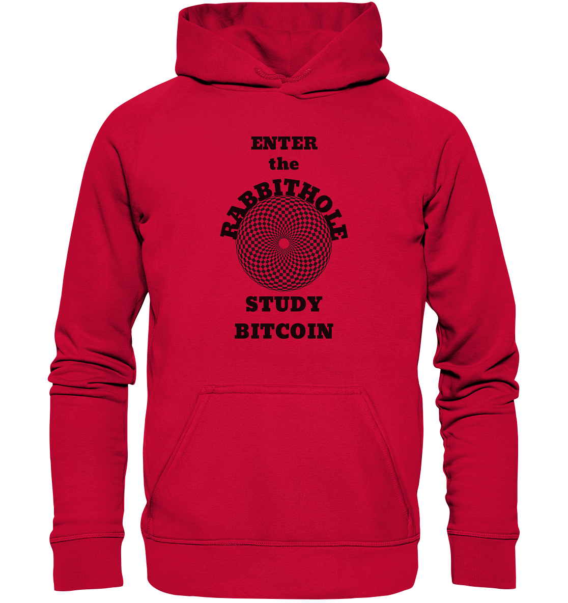 ENTER the RABBITHOLE - STUDY BITCOIN # Ladies Collection 21% Rabatt bis zum Halving 2024  - Basic Unisex Hoodie