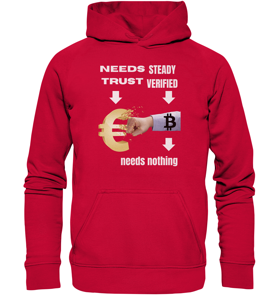 Needs TRUST / Needs NOTHING - Basic Unisex Hoodie