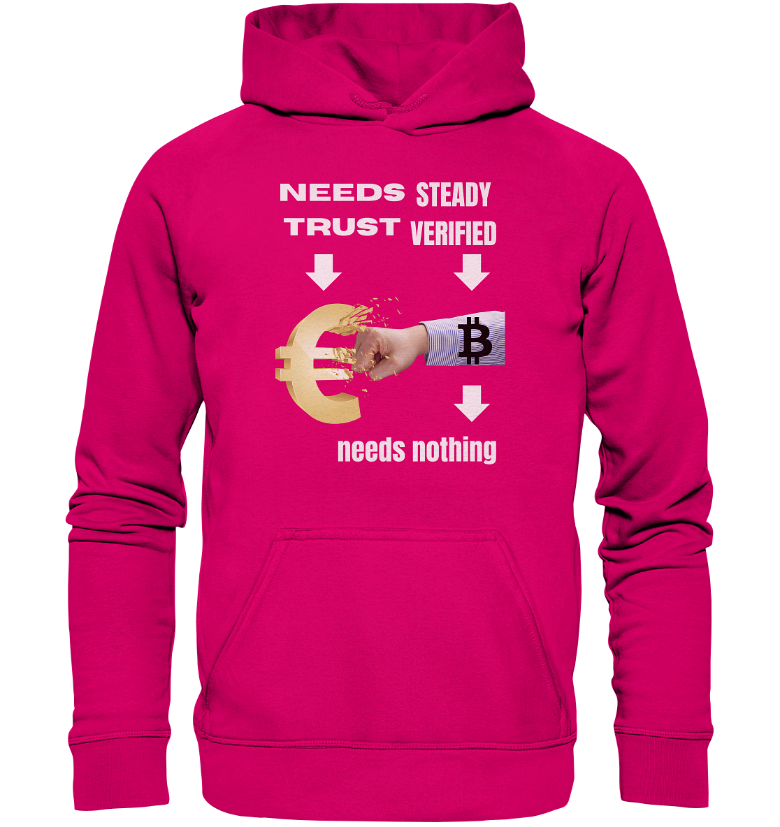 Needs TRUST / Needs NOTHING - Basic Unisex Hoodie