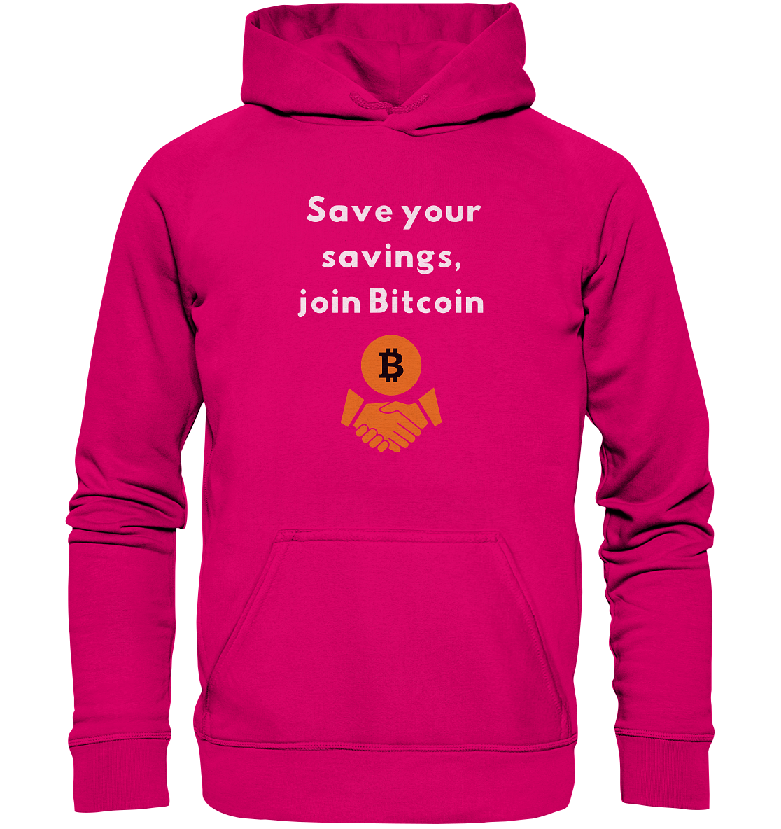 Save your savings join Bitcoin (Ladies Collection 21% Rabatt bis zum Halving 2024) - Basic Unisex Hoodie