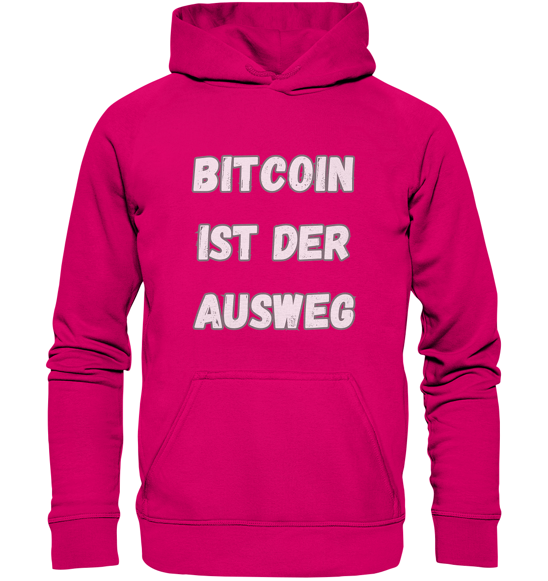 BITCOIN IST DER AUSWEG - LADIES COLLECTION 21% automat. Rabatt bis zum Halving 2024  - Basic Unisex Hoodie