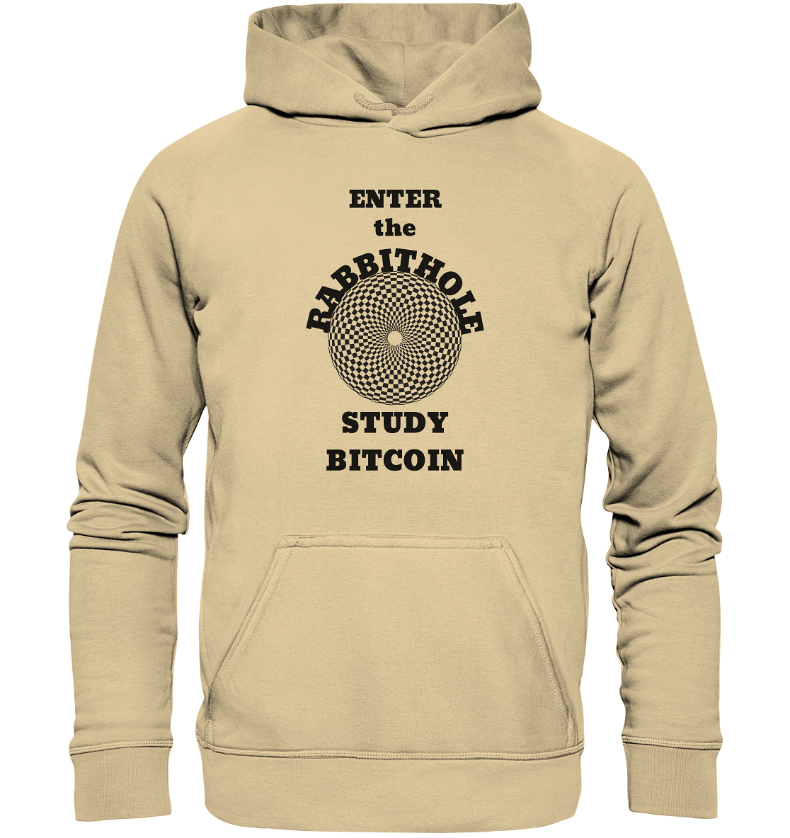 ENTER the RABBITHOLE - STUDY BITCOIN # Ladies Collection 21% Rabatt bis zum Halving 2024  - Basic Unisex Hoodie