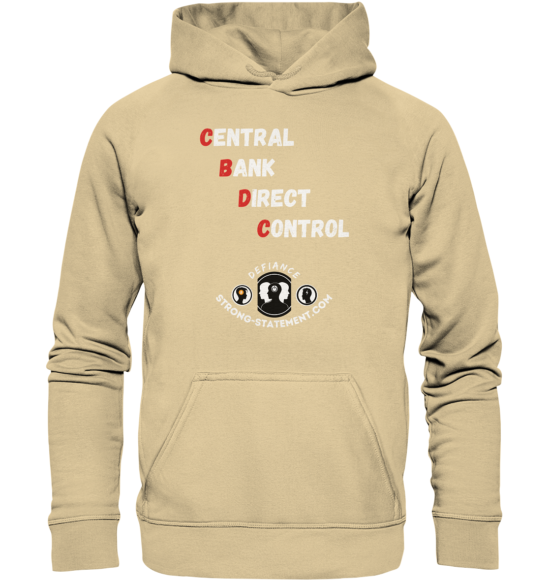 CENTRAL BANK DIRECT CONTROL - Defiance - Strong-Statement.com - Basic Unisex Hoodie