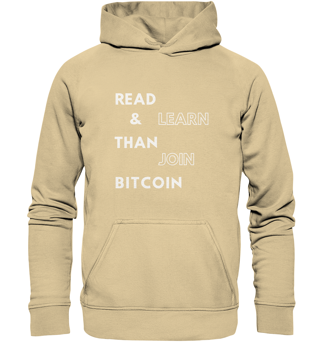 READ & LEARN, THAN JOIN BITCOIN - Basic Unisex Hoodie
