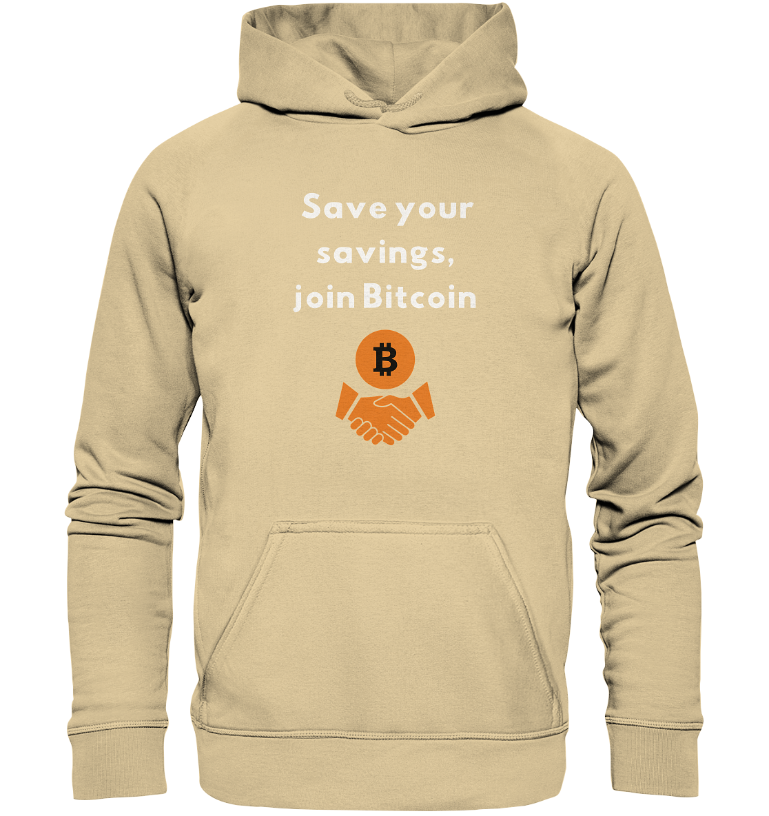 Save your savings join Bitcoin (Ladies Collection 21% Rabatt bis zum Halving 2024) - Basic Unisex Hoodie