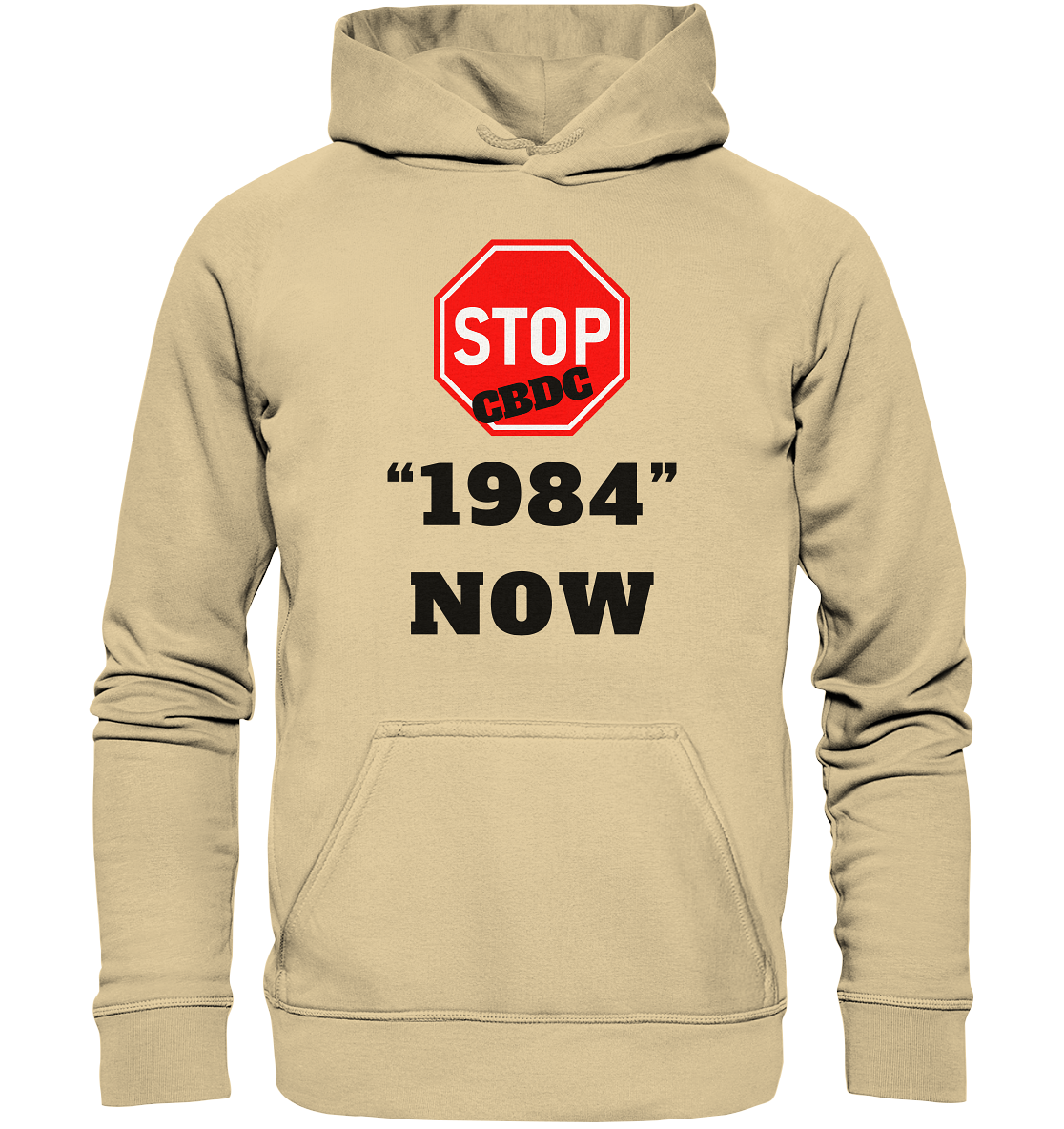 STOP CBDC "1984" NOW - Basic Unisex Hoodie