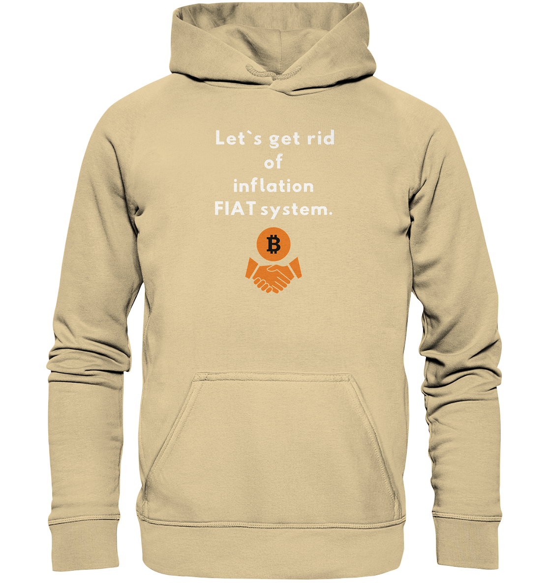 Let`s get rid of inflation FIAT system (Ladies Collection 21% Rabatt bis zum Halving 2024) - Basic Unisex Hoodie