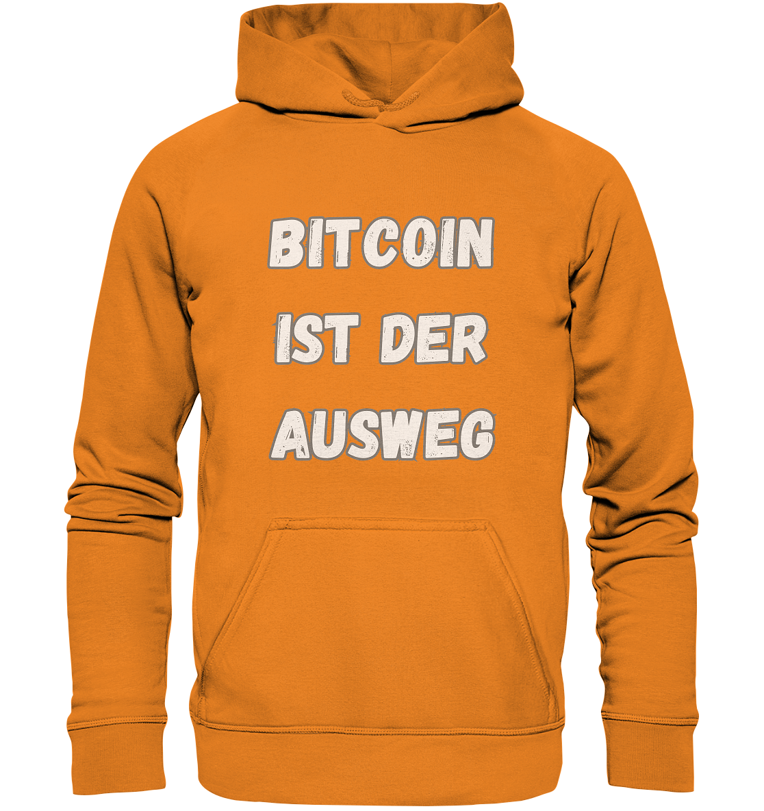 BITCOIN IST DER AUSWEG - Basic Unisex Hoodie