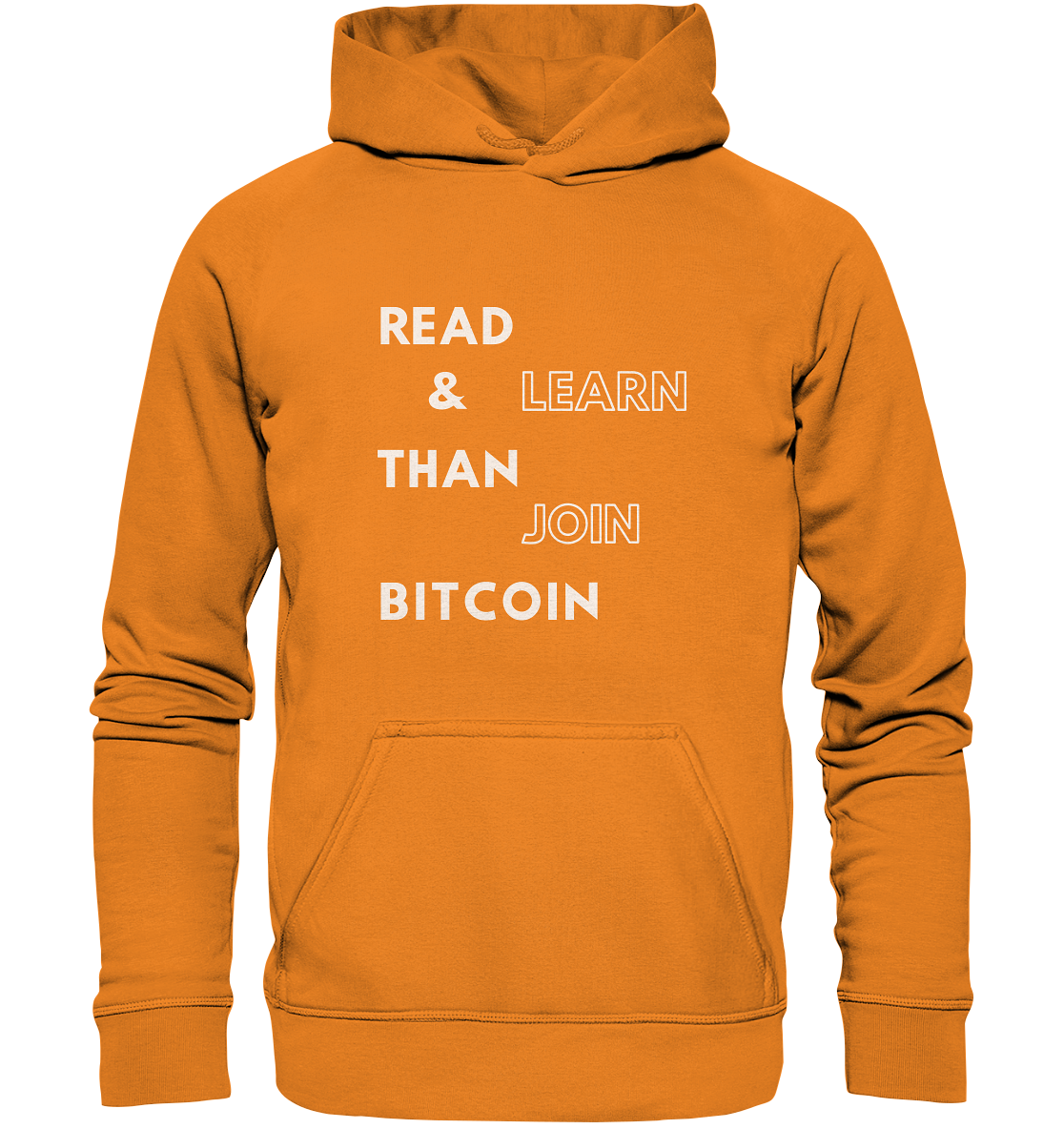 READ & LEARN, THAN JOIN BITCOIN - Basic Unisex Hoodie