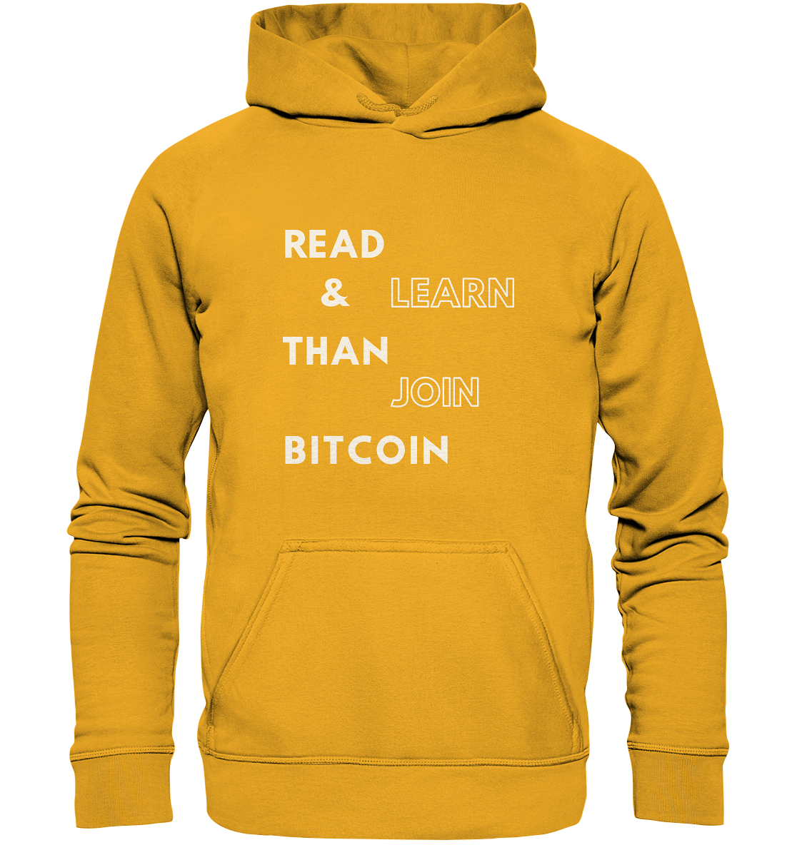 READ & LEARN, THAN JOIN BITCOIN - Basic Unisex Hoodie