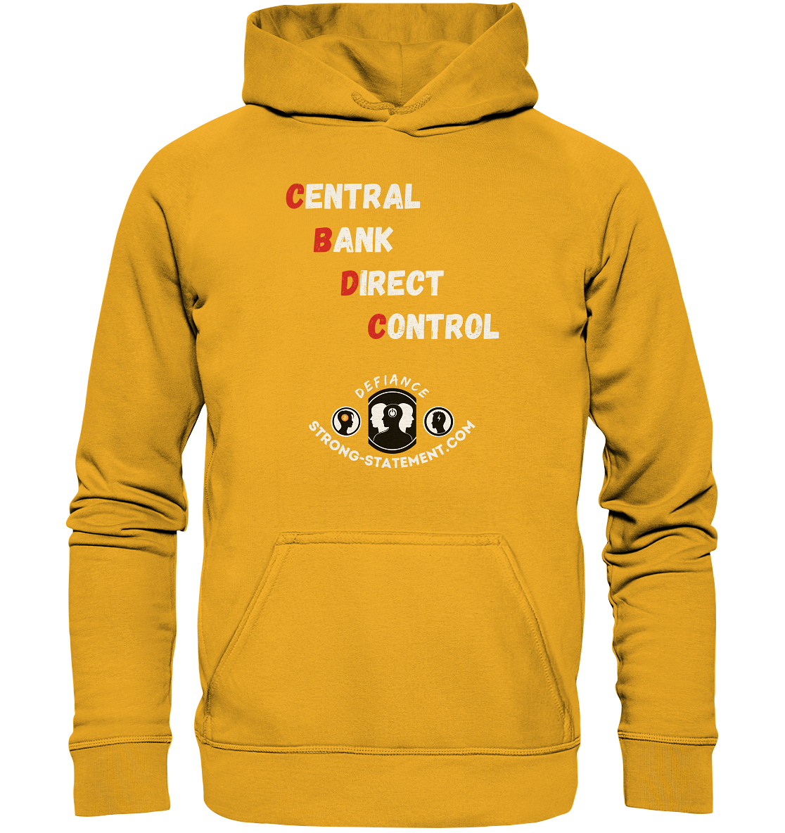 CENTRAL BANK DIRECT CONTROL - Defiance - Strong-Statement.com - Basic Unisex Hoodie