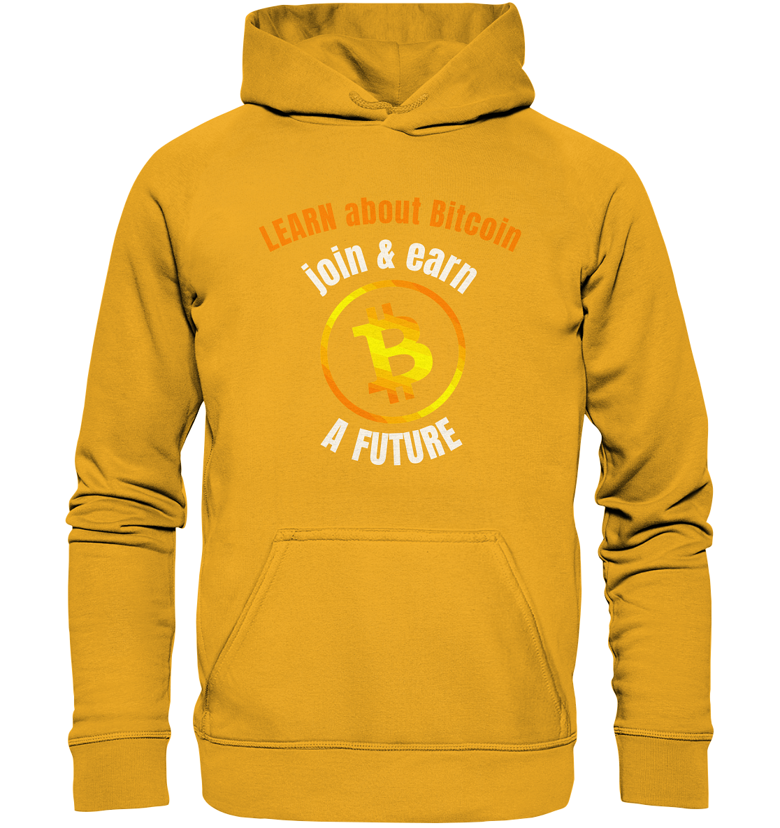 LEARN about BITCOIN join & earn A FUTURE - Ladies collection - Basic Unisex Hoodie