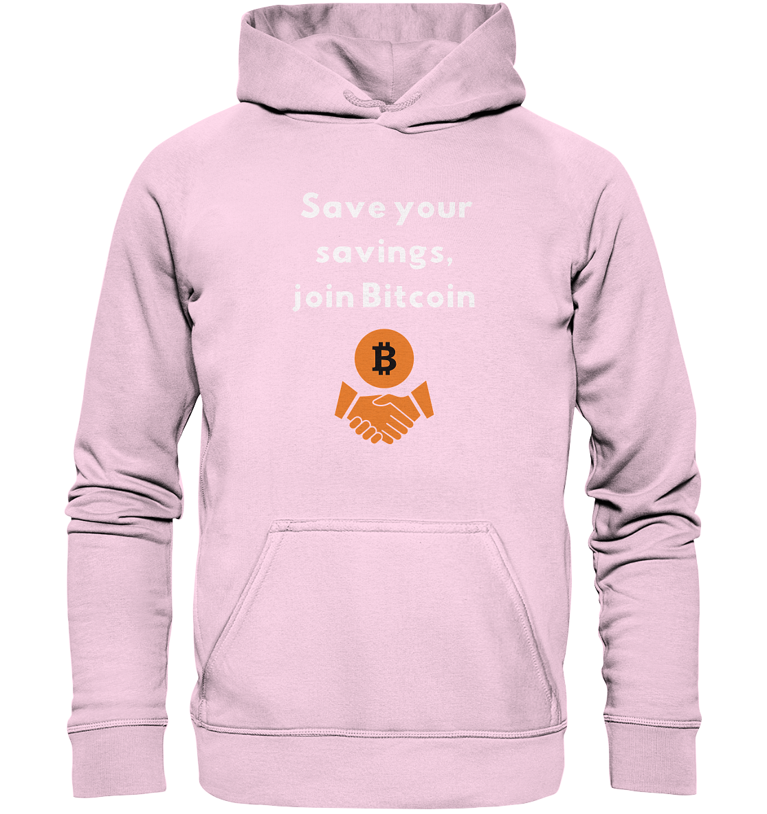 Save your savings join Bitcoin (Ladies Collection 21% Rabatt bis zum Halving 2024) - Basic Unisex Hoodie