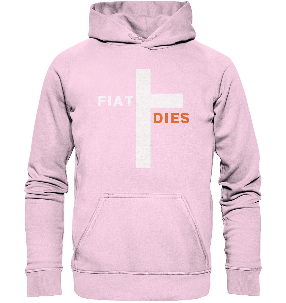 FIAT DIES (weiss / orange) - Ladies Collection - Basic Unisex Hoodie