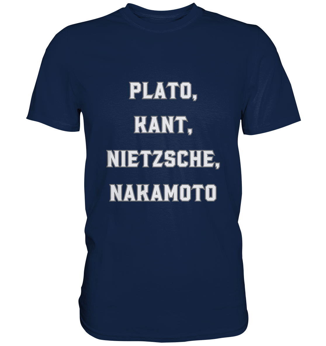 PLATO, KANT, NIETZSCHE, NAKANOTO - Classic Shirt
