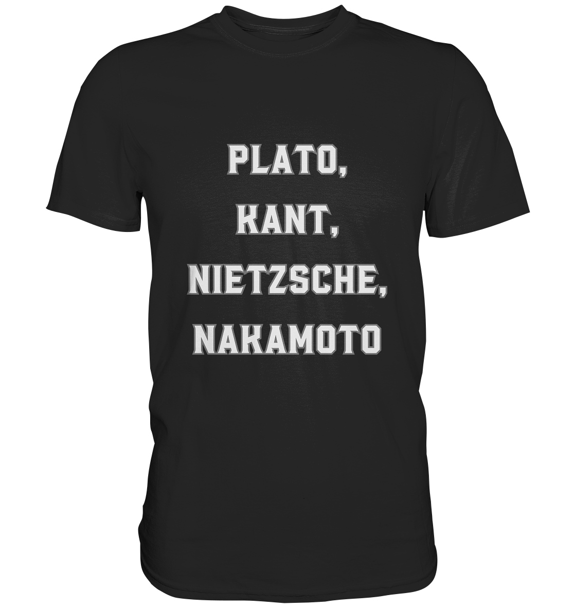 PLATO, KANT, NIETZSCHE, NAKANOTO - Classic Shirt