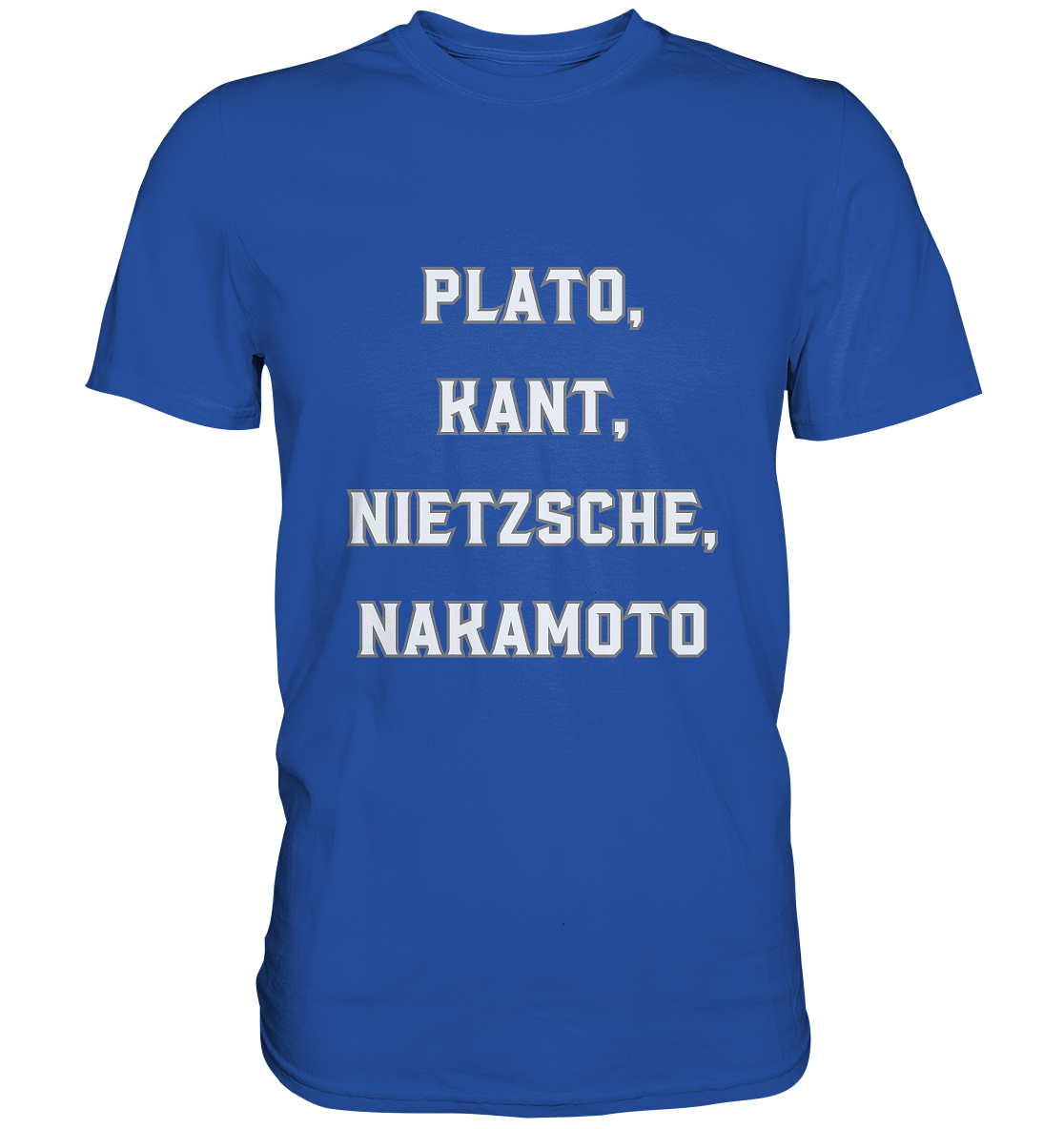 PLATO, KANT, NIETZSCHE, NAKANOTO - Classic Shirt