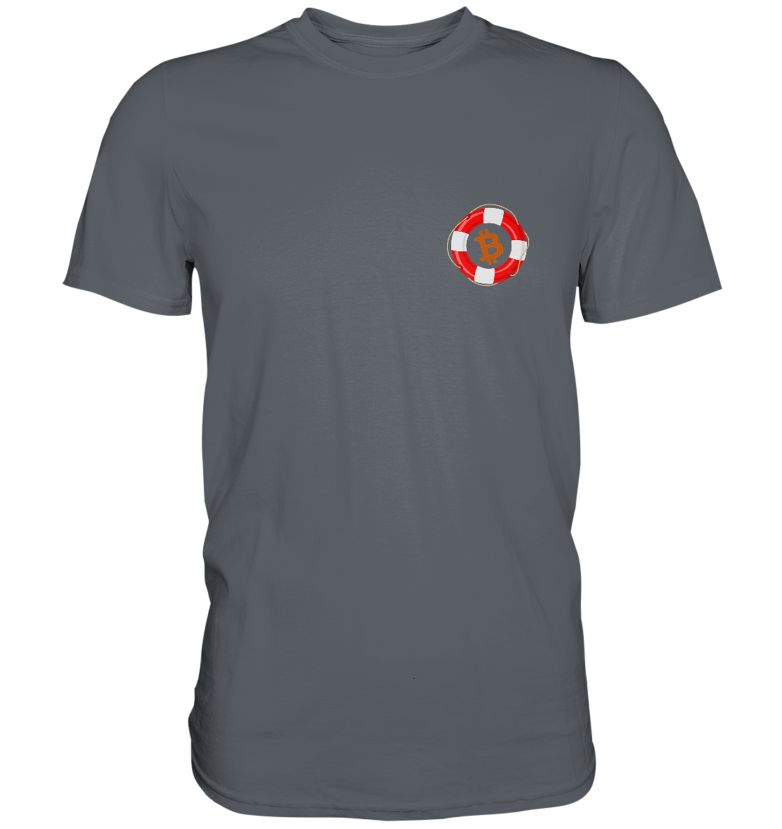 Minimalistisch Rettungsring Bitcoin - Classic Shirt