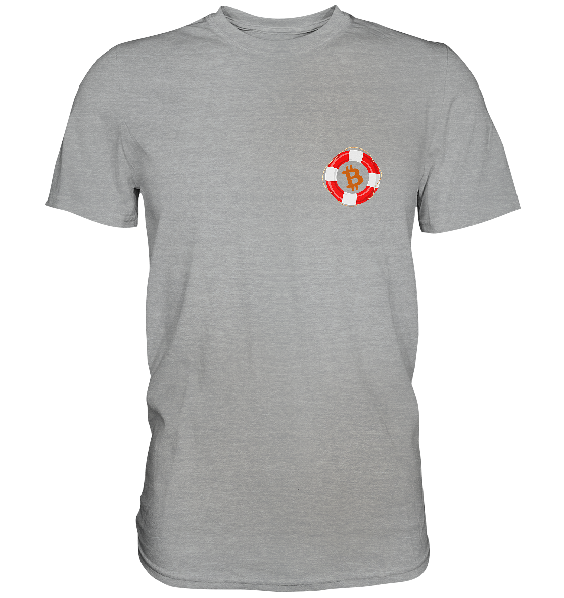 Minimalistisch Rettungsring Bitcoin - Classic Shirt
