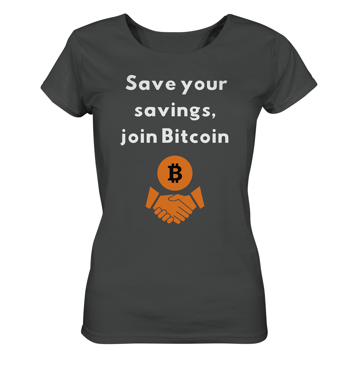 Save your savings join Bitcoin (Ladies Collection 21% Rabatt bis zum Halving 2024) - Ladies Organic Basic Shirt
