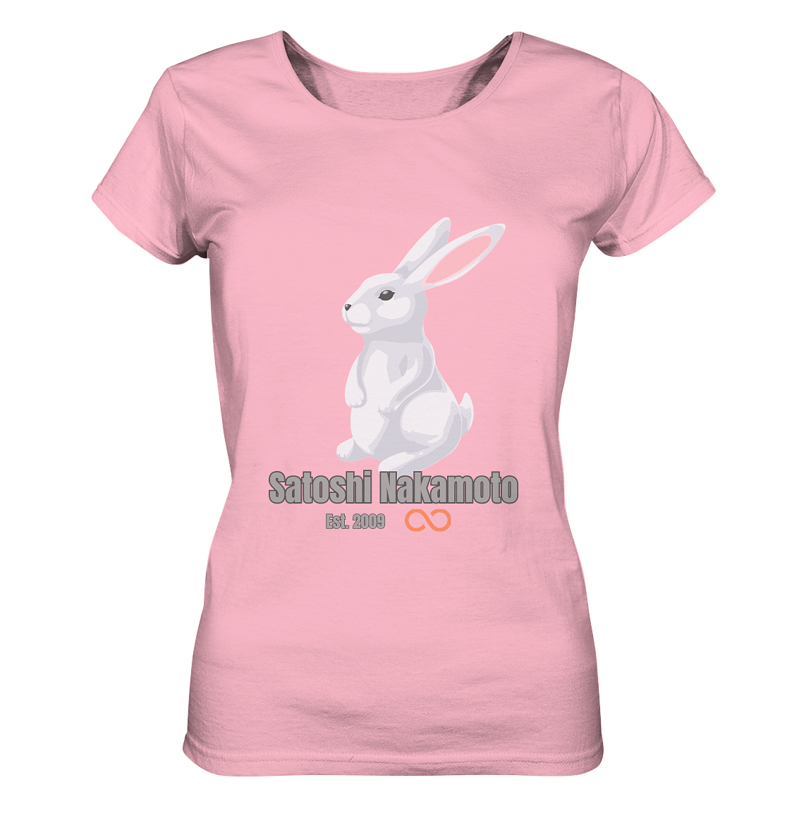 SATOSHI NAKAMOTO Est. 2009 (unendlich) - LADIES COLLECTION 21% automat. Rabatt bis zum Halving 2024  - Ladies Organic Basic Shirt