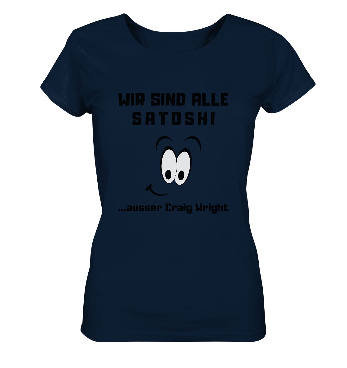 WIR SIND ALLE SATOSHI ...ausser CRAIG WRIGHT - LADIES COLLECTION 21% automat. Rabatt bis zum Halving 2024  - Ladies Organic Shirt