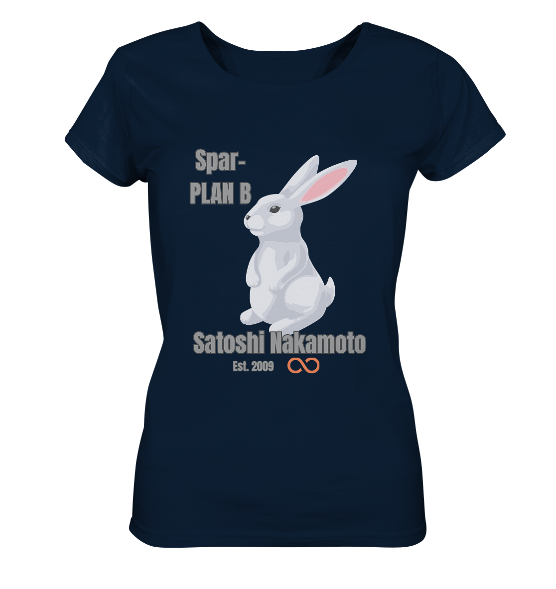 Spar-PLAN B SATOSHI NAKAMOTO Est. 2009 (unendlich) - LADIES COLLECTION 21% automat. Rabatt bis zum Halving 2024  - Ladies Organic Shirt