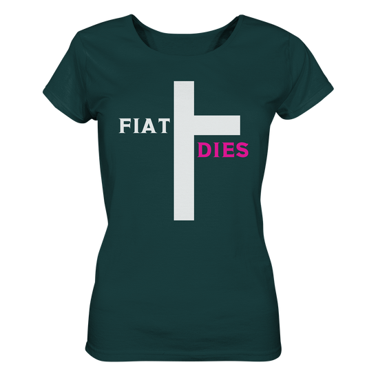 FIAT DIES (weiss / pink) - Ladies Collection  - Ladies Organic Shirt
