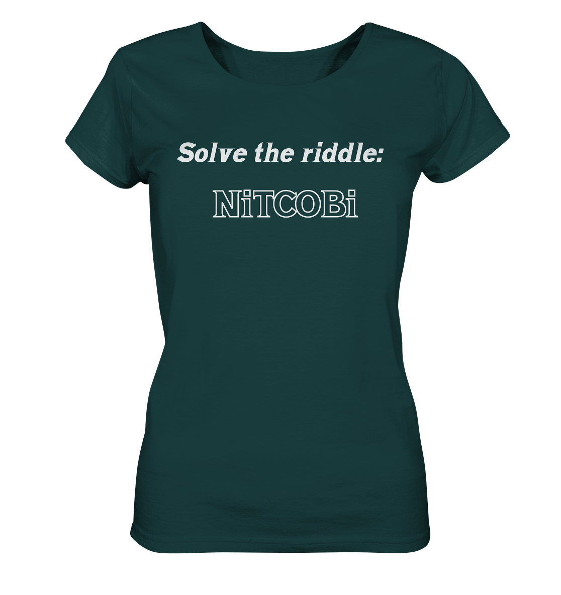SOLVE THE RIDDLE - NiTCOBi  (Ladies) - Ladies Organic Shirt