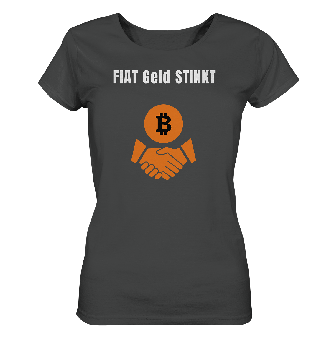 FIAT Geld STINKT (Ladies Collection 21% Rabatt bis zum Halving 2024) - Ladies Organic Shirt