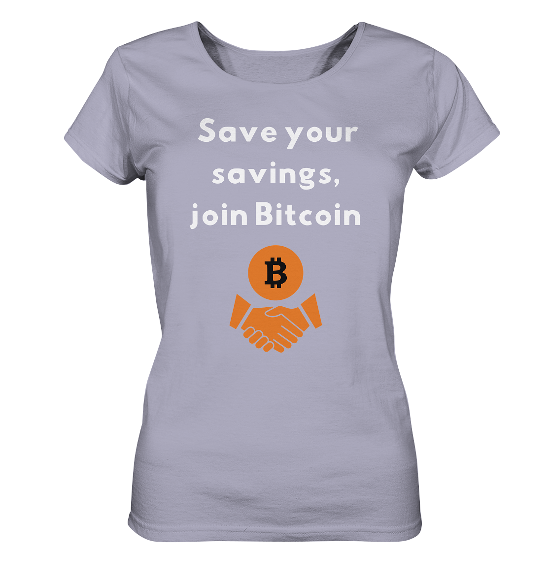 Save your savings join Bitcoin (Ladies Collection 21% Rabatt bis zum Halving 2024) - Ladies Organic Shirt